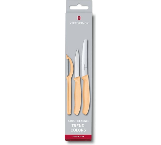 Набор из 3 ножей Victorinox Swiss Classic нож для овощей, столовый нож 11 см, нож 8 см 6.7116.31L92