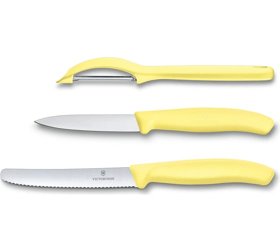 Набор из 3 ножей Victorinox Swiss Classic столовый нож 11 см, нож для овощей 8 см 6.7116.31L82
