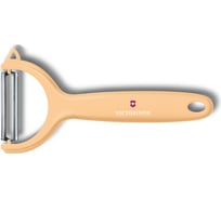 Нож для чистки томатов и киви Victorinox двустороннее зубчатое лезвие, бежевая рукоять 7.6079.92