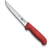 Обвалочный нож Victorinox лезвие 15 см, прямое, красный 5.6001.15