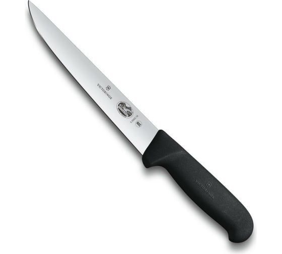 Обвалочный нож Victorinox Fibrox лезвие 18 см, черный 5.5503.18