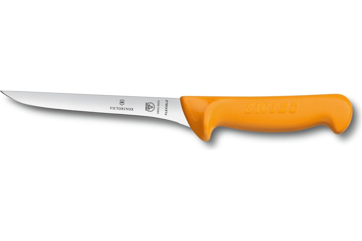  нож Victorinox лезвие 13 см узкое, жёлтый 5.8409.13 .