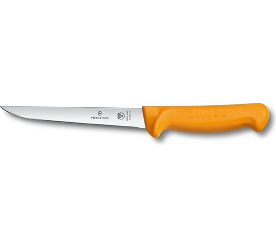 Обвалочный нож Victorinox лезвие 18 см прямое, жёлтый 5.8401.18