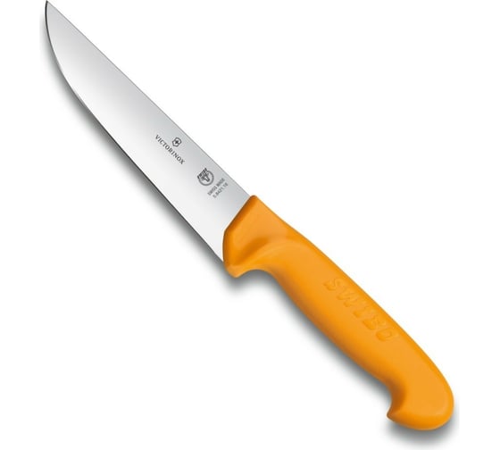 Разделочный нож Victorinox лезвие 18 см, жёлтый 5.8421.18