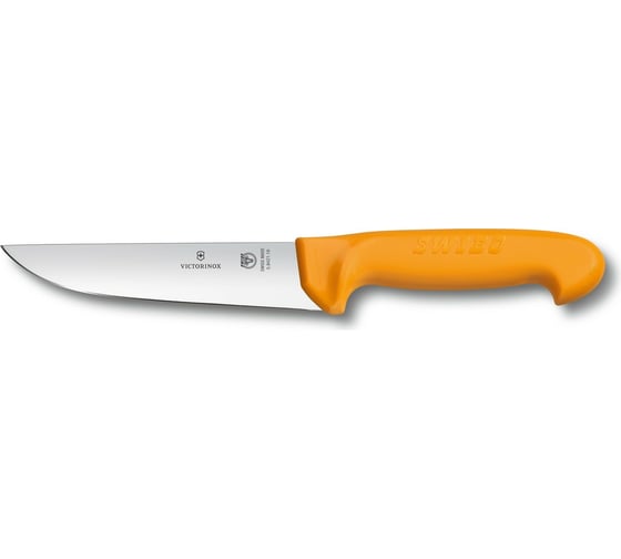 Разделочный нож Victorinox лезвие 18 см, жёлтый 5.8421.18
