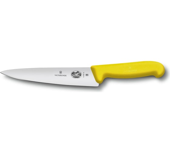 Разделочный нож Victorinox лезвие 19 см, жёлтый 5.2008.19