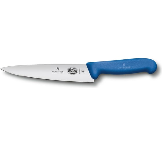 Разделочный нож Victorinox лезвие 19 см, синий 5.2002.19