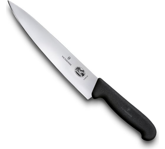 Разделочный нож Victorinox лезвие 22 см, черный 5.2003.22 1