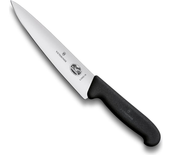 Разделочный нож Victorinox лезвие 12 см, черный 5.2003.12