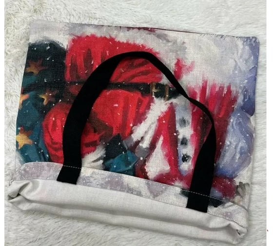 Сумка-шоппер ZDK Homium с новогодним дизайном Homium NewYear Comfort 40x40 см NY02shopper