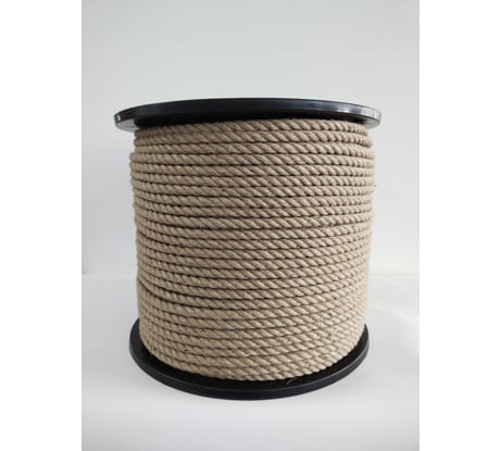 Джутовый канат ЛАНЕКС-КАНАТ LANEX, крученый, 6 мм, 200 м 4673737818789
