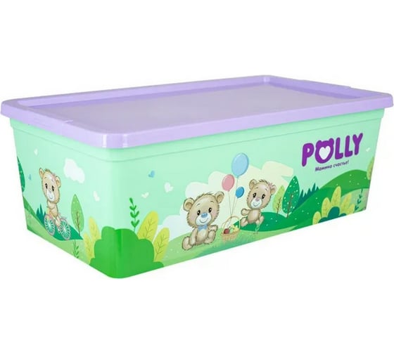 Коробка ПОЛИМЕРБЫТ POLLY 5.5 л 4351119 1