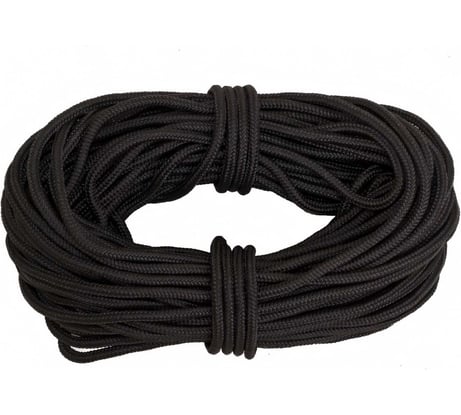 Полипропиленовая высокопрочная веревка с сердечником Forceberg Home and DIY 30 м, диаметр 6 мм 8-2092006