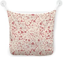 Сетка для игрушек в ванну JOYARTY "Разнообразные сердечки" настенный органайзер на присосках, 39x33 см tgb_422626