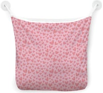 Сетка для игрушек в ванну JOYARTY "Сердечки любви" настенный органайзер на присосках, 39x33 см tgb_422630