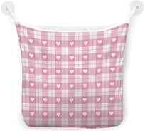 Сетка для игрушек в ванну JOYARTY "Сердце в клетке" настенный органайзер на присосках, 39x33 см tgb_422633
