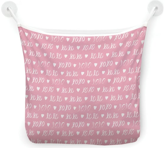 Сетка для игрушек в ванну JOYARTY "хохо любовь" настенный органайзер на присосках, 39x33 см tgb_422635 1