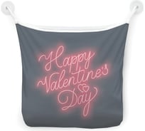 Сетка для игрушек в ванну JOYARTY "Valentine's Day" настенный органайзер на присосках, 39x33 см tgb_422641