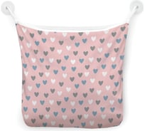 Сетка для игрушек в ванну JOYARTY "Ванильные сердца" настенный органайзер на присосках, 39x33 см tgb_422720