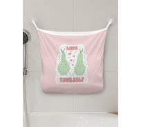 Сетка для игрушек в ванну JOYARTY "Веселые груши" настенный органайзер на присосках, 39x33 см tgb_422682