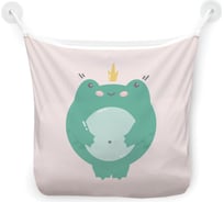 Сетка для игрушек в ванну JOYARTY "Довольный лягушонок" настенный органайзер на присосках, 39x33 см tgb_422700