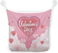 Сетка для игрушек в ванну JOYARTY "Любовь в облаках" настенный органайзер на присосках, 39x33 см tgb_422697