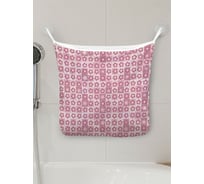 Сетка для игрушек в ванну JOYARTY "Панно в цветочек" настенный органайзер на присосках, 39x33 см tgb_422621