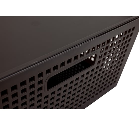 Корзинка с крышкой ПОЛИМЕРБЫТ TRAYMIX 12 л 4346580