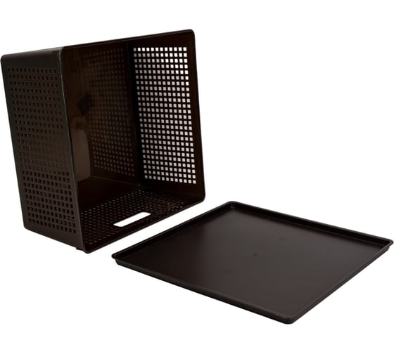 Корзинка с крышкой ПОЛИМЕРБЫТ TRAYMIX 12 л 4346580