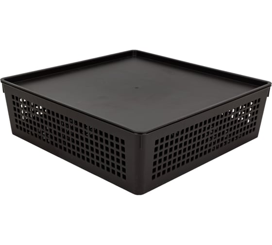 Корзинка с крышкой ПОЛИМЕРБЫТ TRAYMIX 7.3 л 4346480