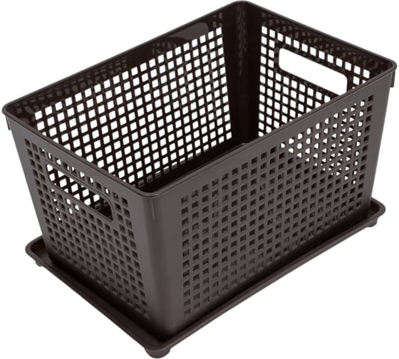 Корзинка с крышкой ПОЛИМЕРБЫТ TRAYMIX 6 л 4346380 434638000