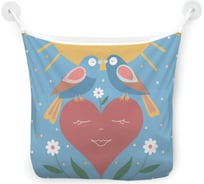 Сетка для игрушек в ванну JOYARTY "Весна" настенный органайзер на присосках, 39x33 см tgb_422667