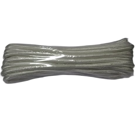 Плетеный шнур Невский Крепеж полиамид с сердечником 12 мм белый 10 м 818851