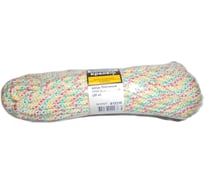 Полипропиленовый плетеный шнур Невский Крепеж 6 мм 20 м цветной 813310