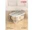 Комплект ящиков для хранения с крышкой Econova Tex-box 4.5 л, 6 шт., 28x18,3x14 см, прозрачный 43429250122 2