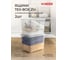 Комплект ящиков для хранения с крышкой Econova Tex-box 21 л, 2 шт., 38x28x27,2 см, прозрачный 43429270122 6