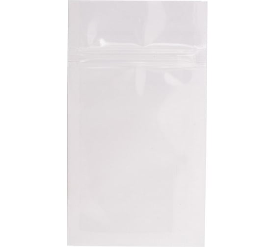 Упаковочные зип пакеты Forceberg ДОЙ ПАК HOMEandDIY с замком zip-lock 10x15 см, белый/прозрачный, 15шт 8-7612420-015 1