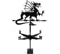 Флюгер Borge Дракон, 510x365 мм, чёрный RAL 9005 01.454.05.00.04.000.9005