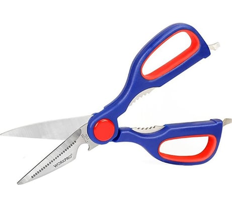 Кухонные многофункциональные ножницы WORKPRO 215 мм WP214005