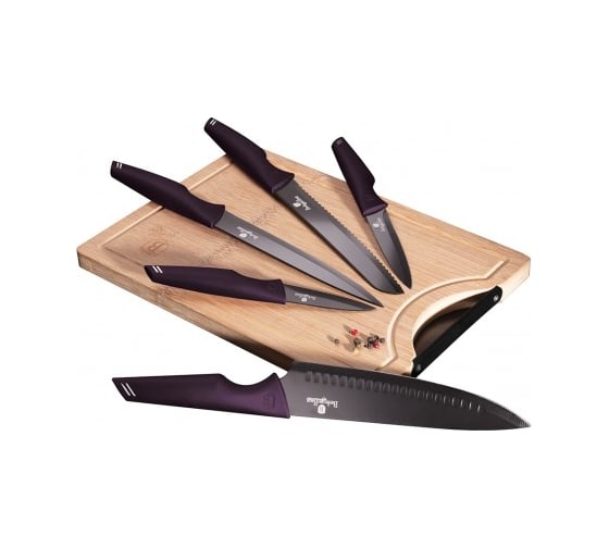Набор ножей BerlingerHaus Purple Eclipse 6 предметов BH-2832 2832-BH