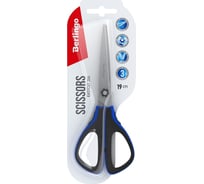 Ножницы Berlingo easycut 300 19 см, синие, мягкие вставки, европодвес DNn_19035_a