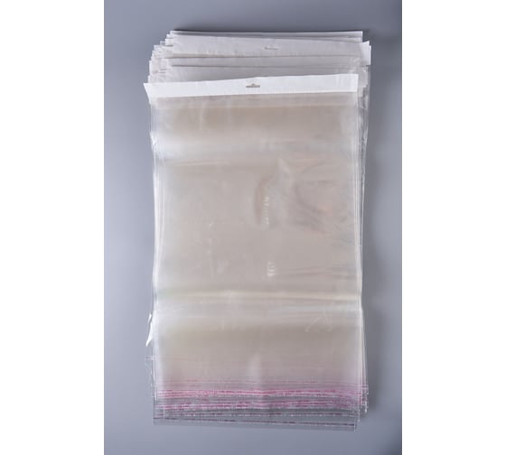 Пакет PACK INNOVATION БОПП, с клеевым клапаном, 43x64+4 см, 40 мкм, 50 шт. IP00BOРР4364.40-4-4-50