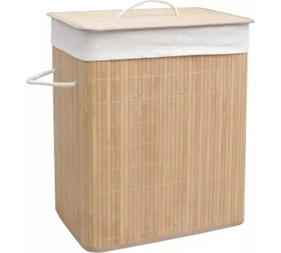 Корзина для белья Homium for Home, Eco, размер 40x30x60 см, квадратная laundry3