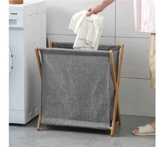 Корзина для белья Homium Eco, размер 40x25x54 см, складная laundry10