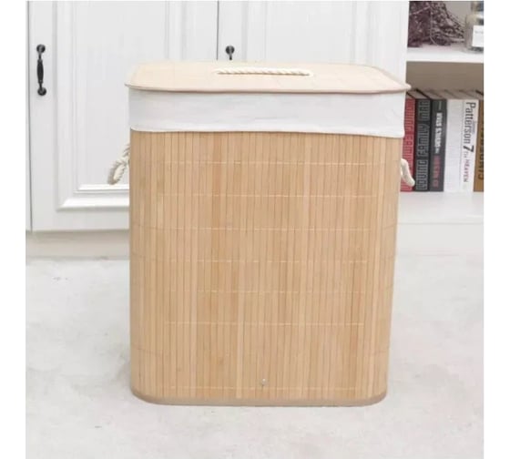 Корзина для белья Homium for Home, Eco, размер 40x30x60 см, квадратная, темный laundry6