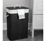 Корзина для белья Homium for Home, Eco, размер 40x30x60 см, квадратная, темный laundry6 3
