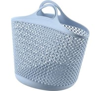 Универсальная корзина PROFF PLASTIK 210x260 мм жемчужина круглая пластиковая голубая ИН-2601845