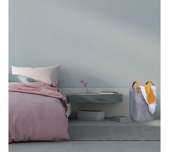 Корзина для белья ZDK Homium из войлока с ручками складная, 45x30 см 371471