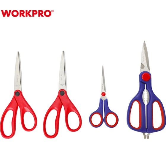 Набор ножниц WORKPRO 4 шт. WP200002