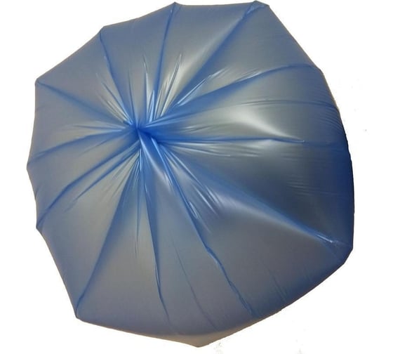 Мешки для мусора 35 л, синие, пнд, 8 мкм, в рулоне 30 шт, 48x58 см Luscan 1694341